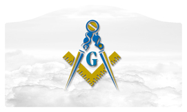 DASHELL-370-WT Masonic Lodge Clouds White